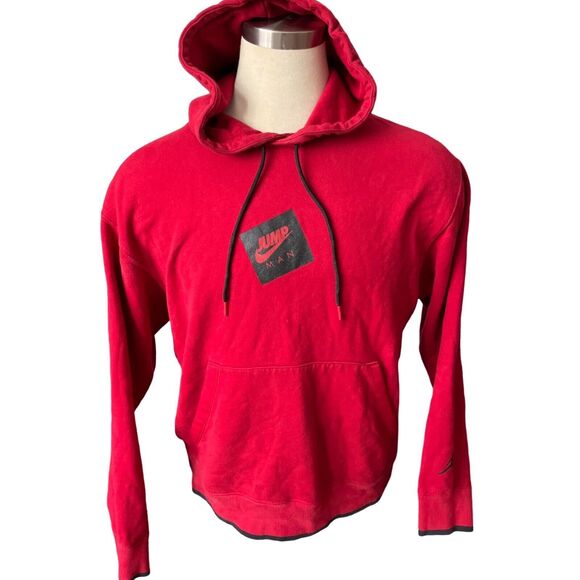 Air Jordan MENS Jumpman Classics Logo Print Basketball Red Sz Large - Picture 1 of 6